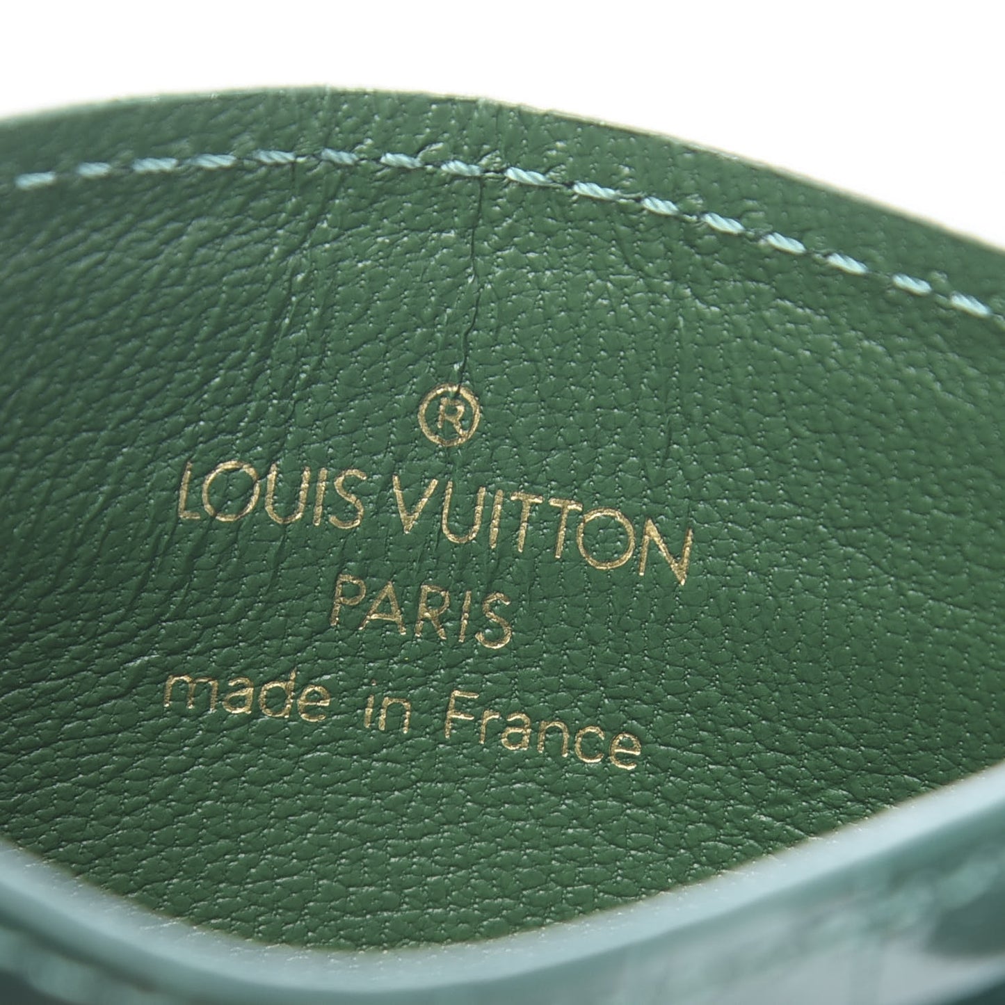 Crocodile Card Holder Emeraude