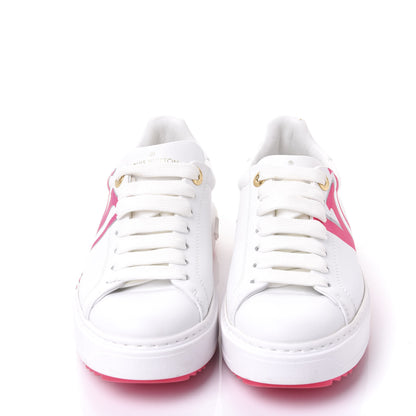 Louis Vuitton Monogram Time Out Sneakers 36 White Rose 3 of 8