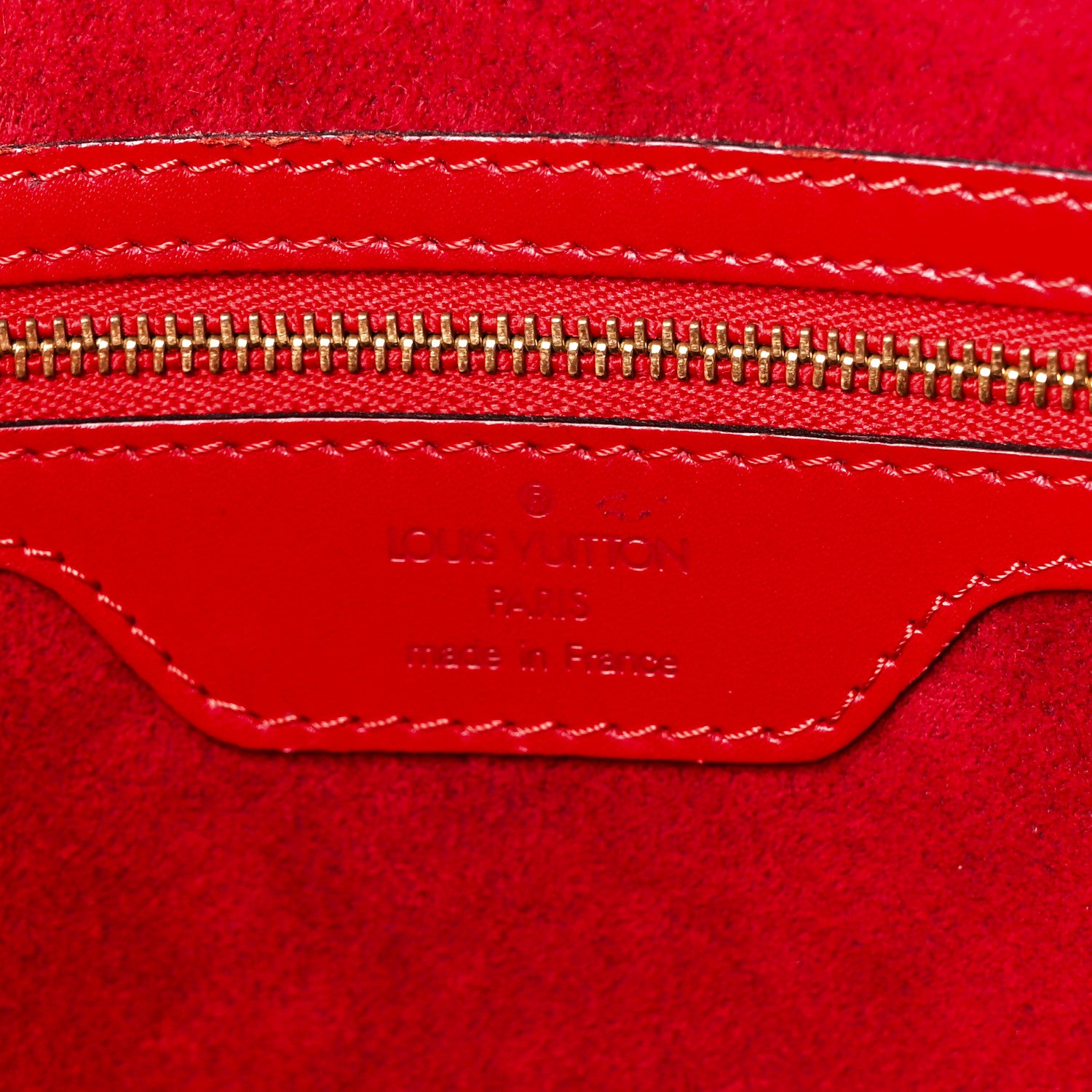 Louis Vuitton Epi Saint Jacques GM Castillan Red 6 of 13