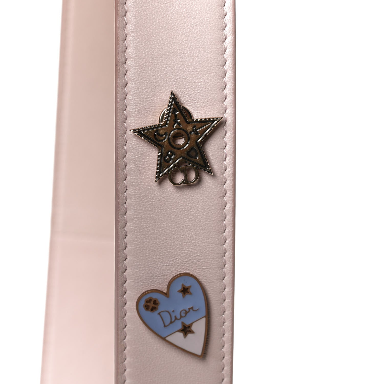 Christian Dior Lambskin Cannage Small Lucky Badges My Lady Dior Pink 15 of 18
