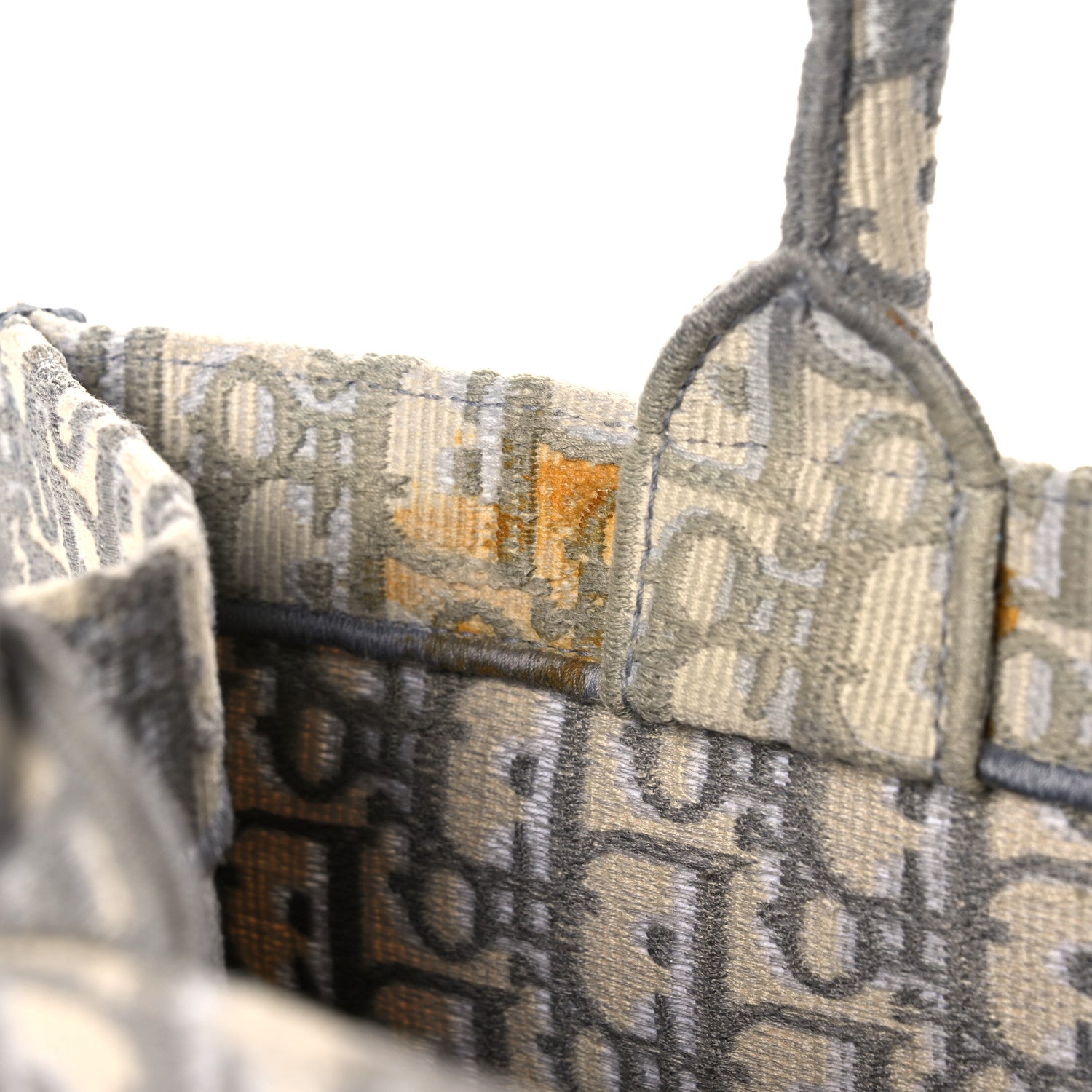 Christian Dior Oblique Medium Book Tote Grey 11 of 11