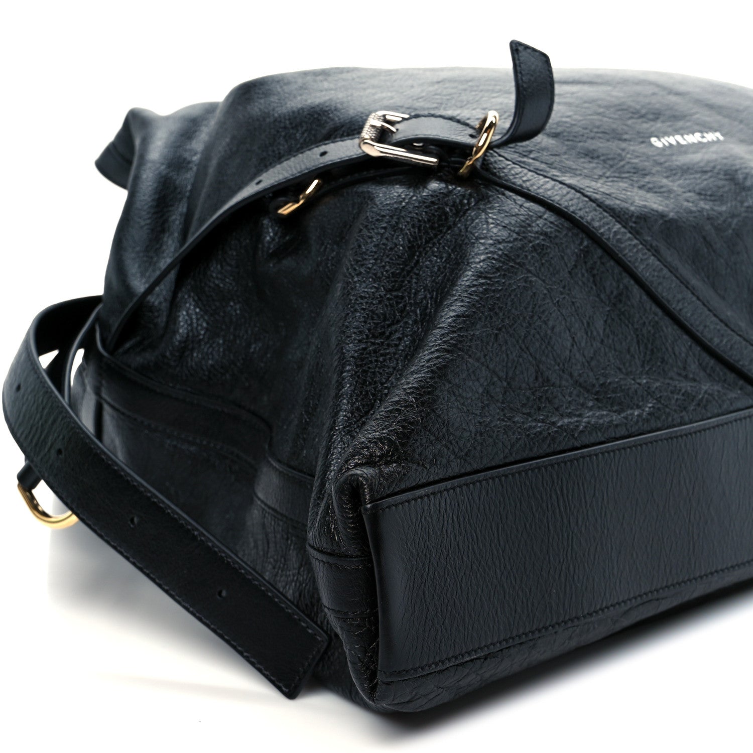 Givenchy Tumbled Calfskin Large Voyou Bag Black 19 of 21