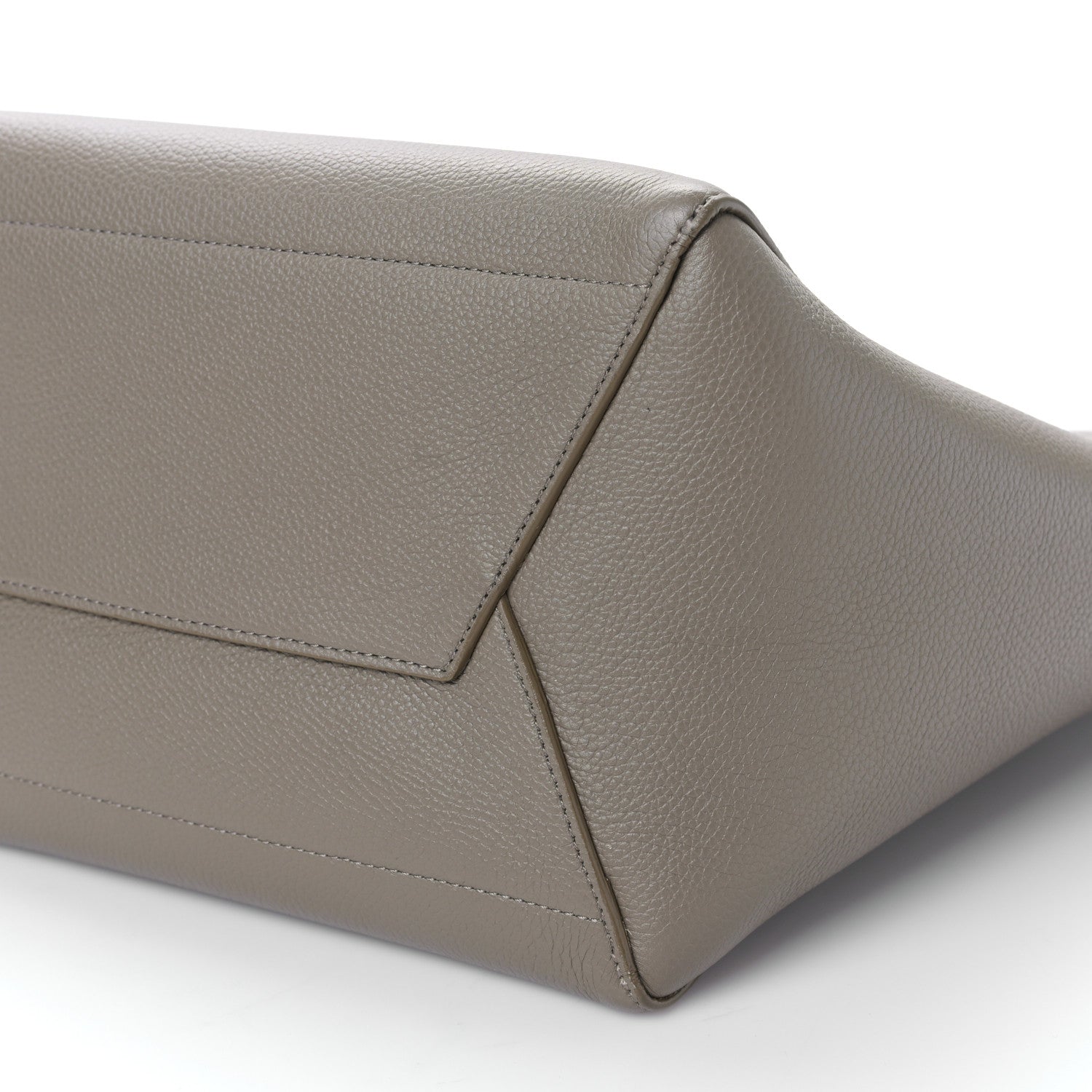 Celine Soft Grained Calfskin Sangle Bucket Bag Taupe 9 of 9