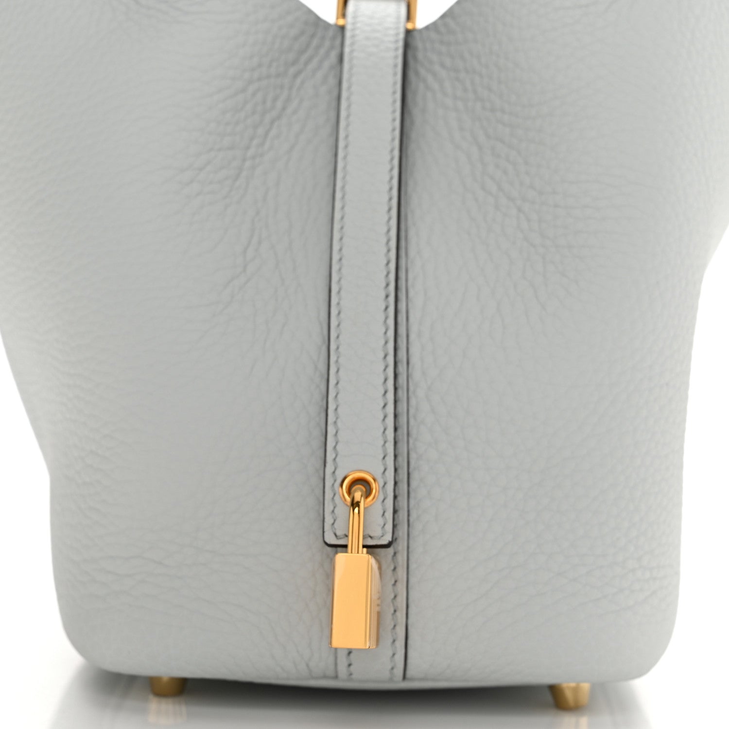 Hermes Taurillon Clemence Picotin Lock 18 PM Bleu Pale 8 of 11