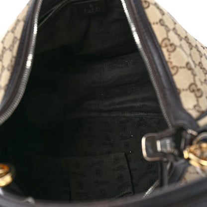 Gucci Monogram Large GG Twins Hobo Dark Brown 5 of 10