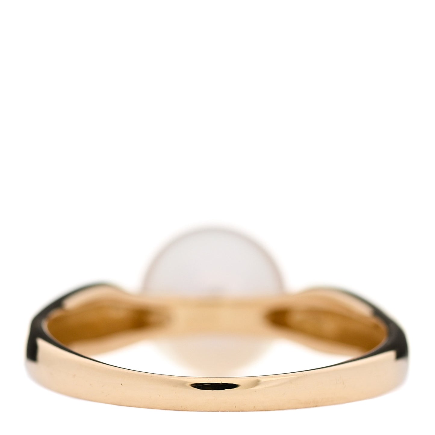18K Yellow Gold Akoya Pearl 8mm Ring 53 6.5