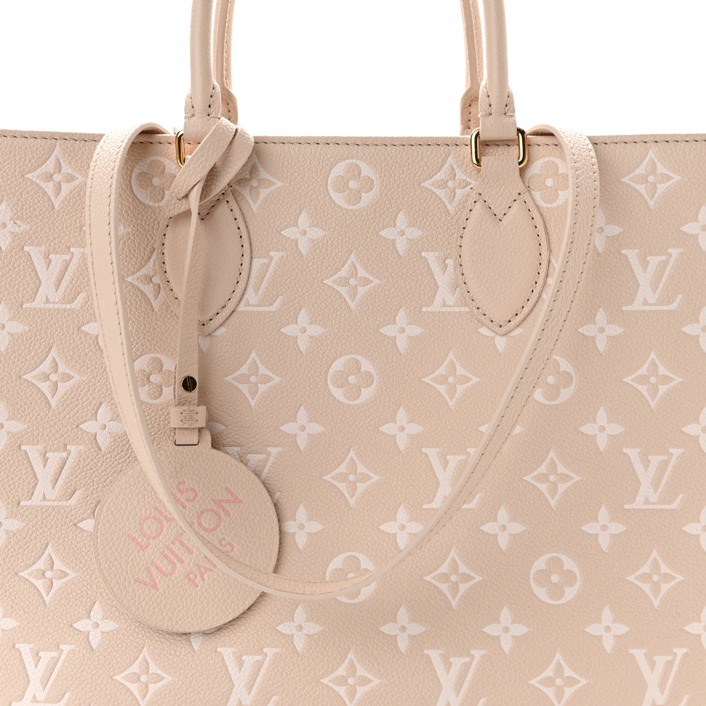 Empreinte Monogram Spring In The City Onthego MM Beige Pink Yellow