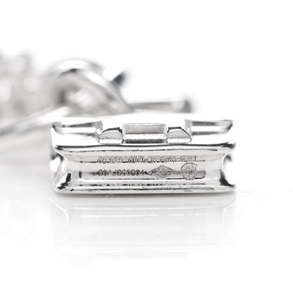 Hermes Sterling Silver Amulettes Constance Bracelet ST 4 of 6