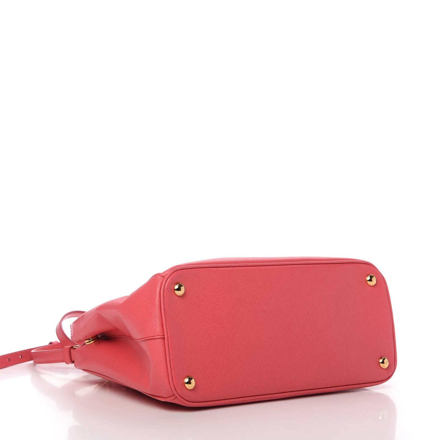 Saffiano Small Galleria Double Zip Tote Fragola