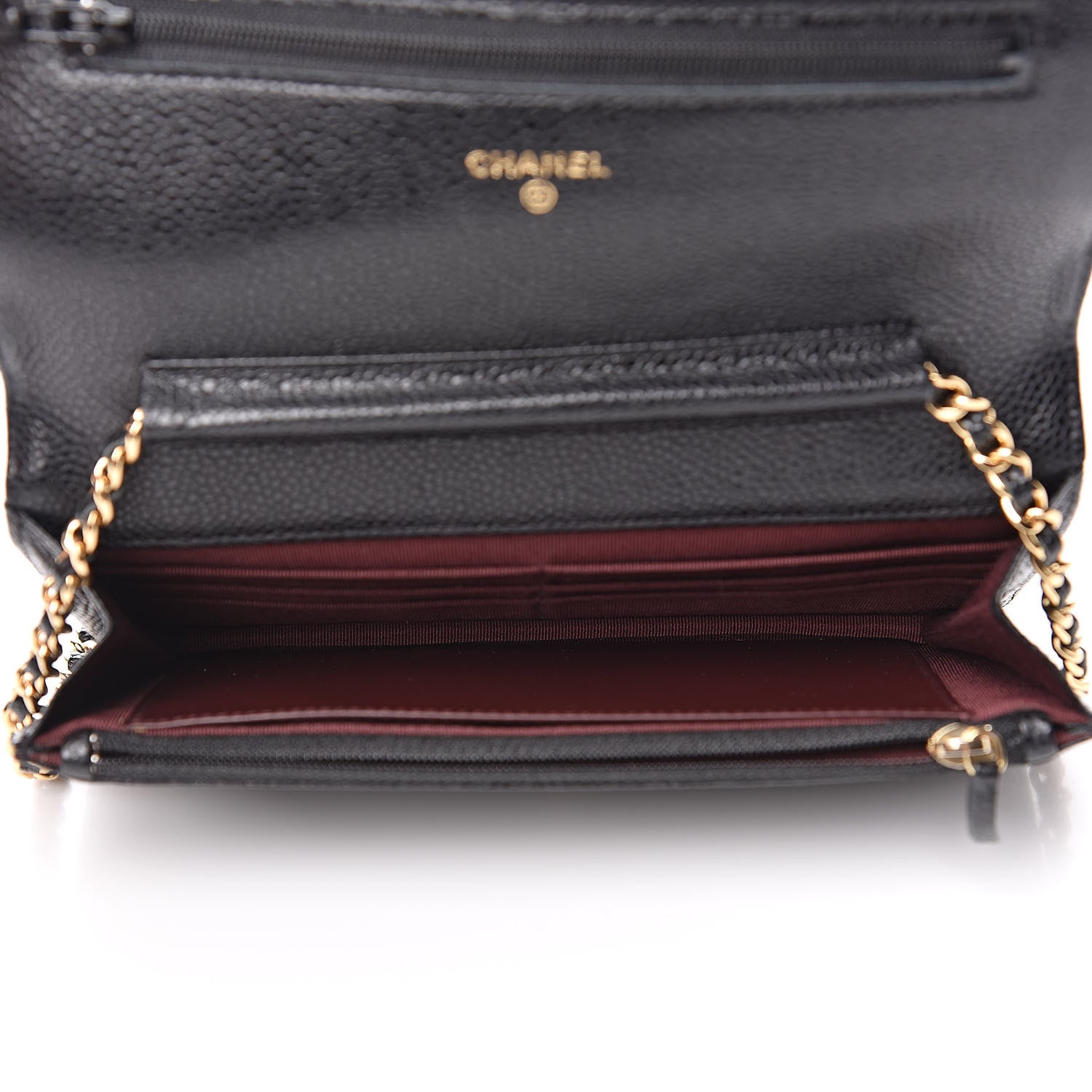 Chanel Caviar Quilted Wallet On Chain WOC Black 5 of 11