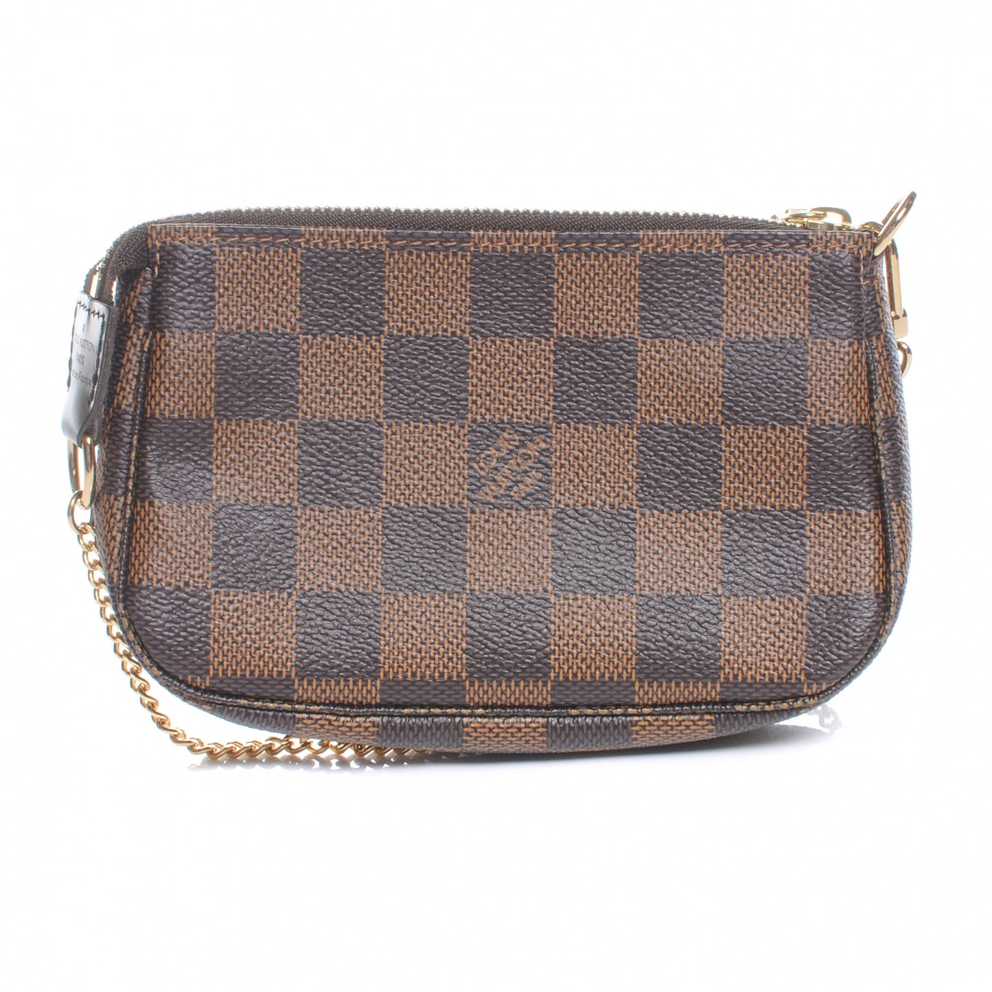 Damier Ebene Complice Trunks and Bags Mini Pochette Accessories Red