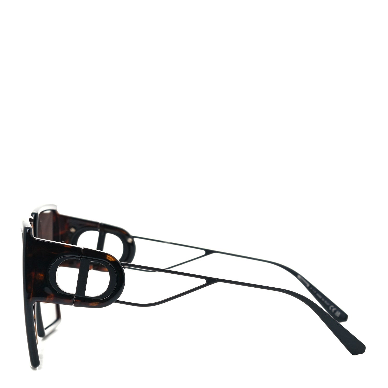 Christian Dior Acetate Square 30 Montaigne Sunglasses Tortoise 3 of 8