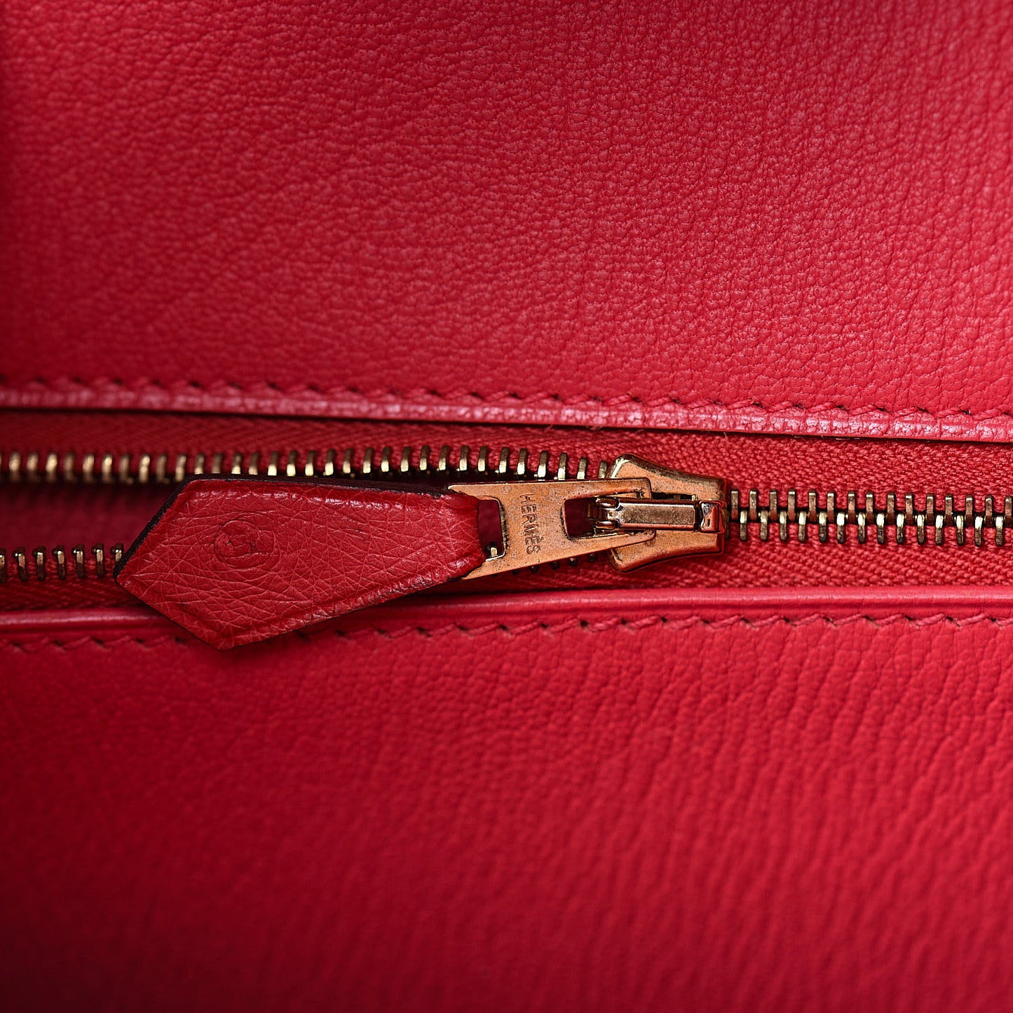 Ostrich Birkin 35 Rouge Vif