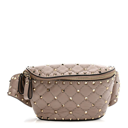 Valentino Garavani Nappa Rockstud Spike Belt Bag Poudre 1 of 13
