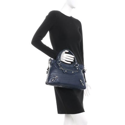 Balenciaga Agneau Giant 12 Silver Hardware Town Bleu Obscur 3 of 8
