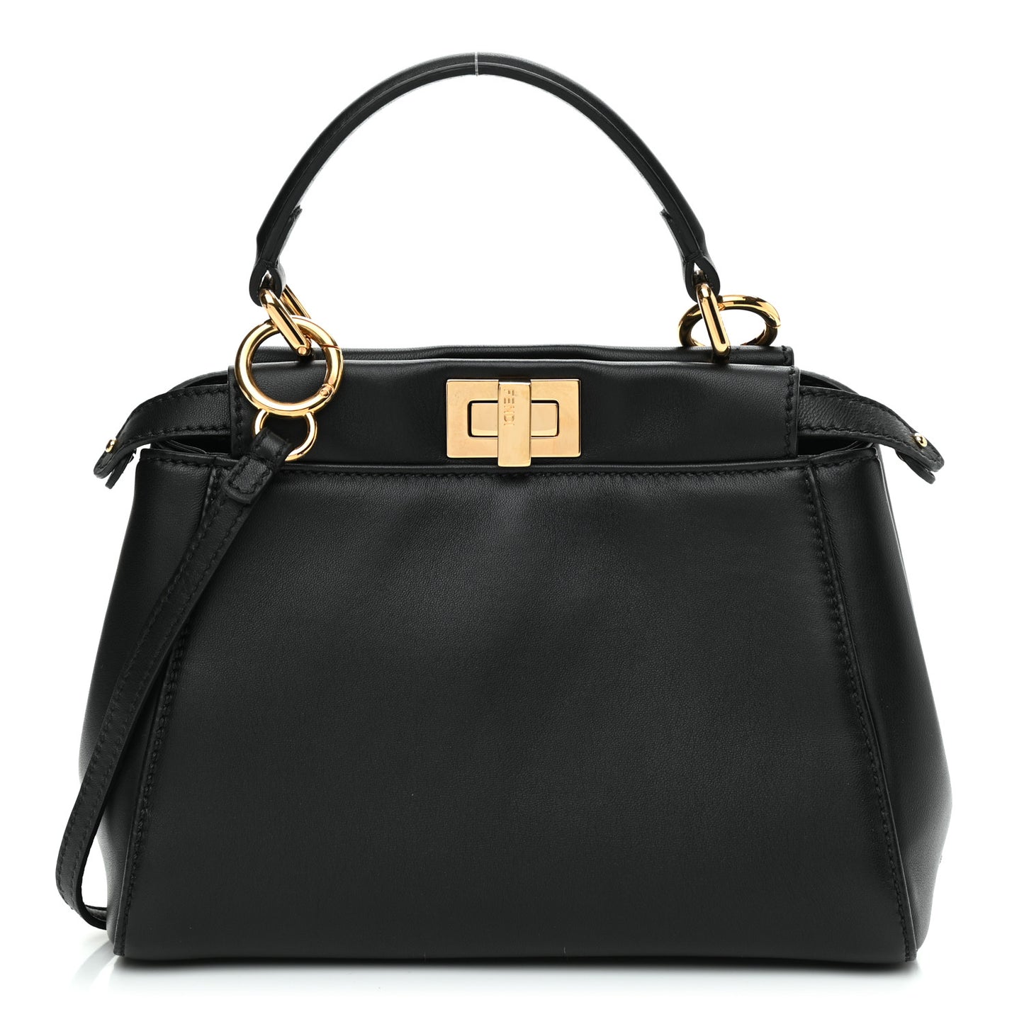 Nappa Mini Peekaboo Iconic Satchel Black