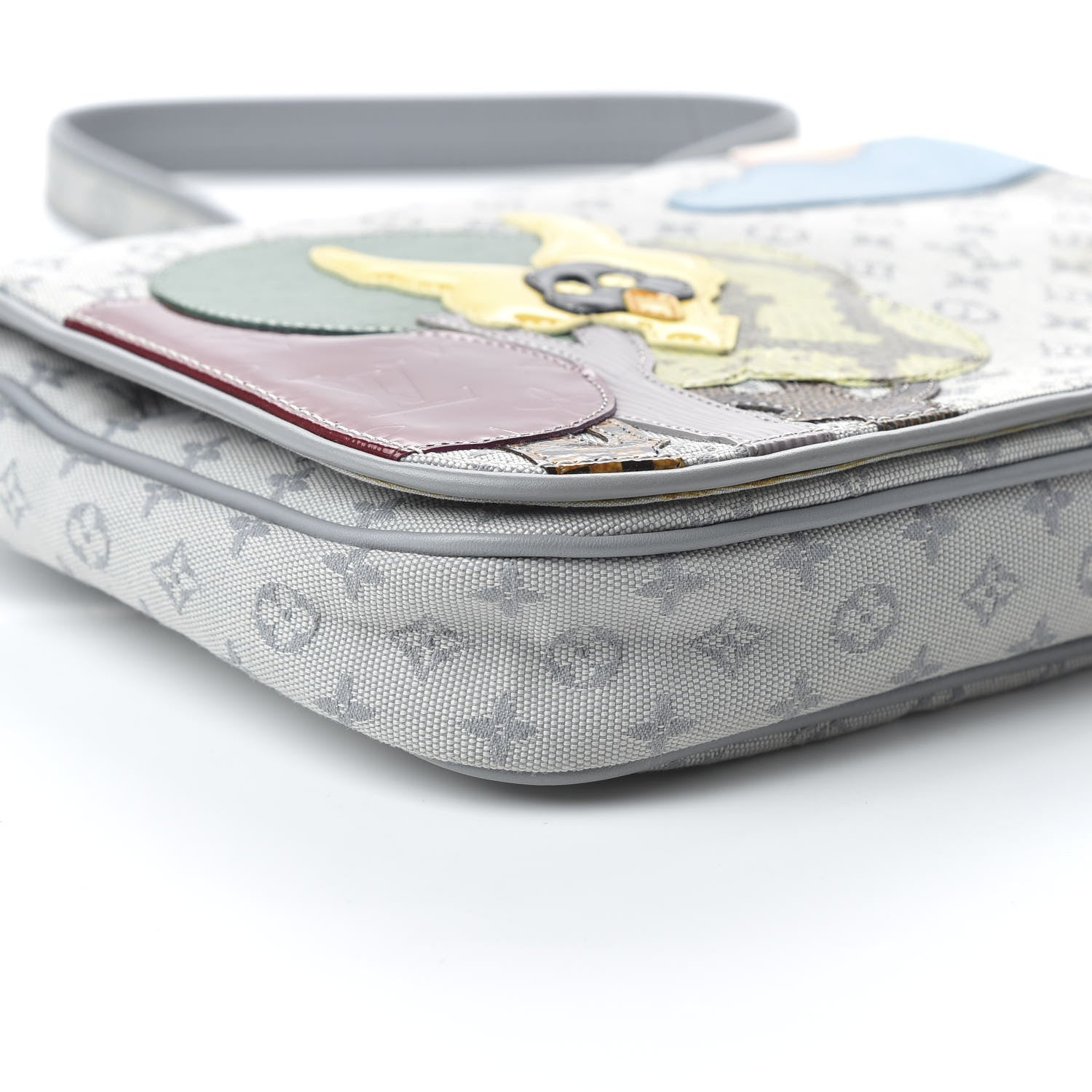 Louis Vuitton Mini Monogram Patchwork Conte De Fees Musette Grey 6 of 10