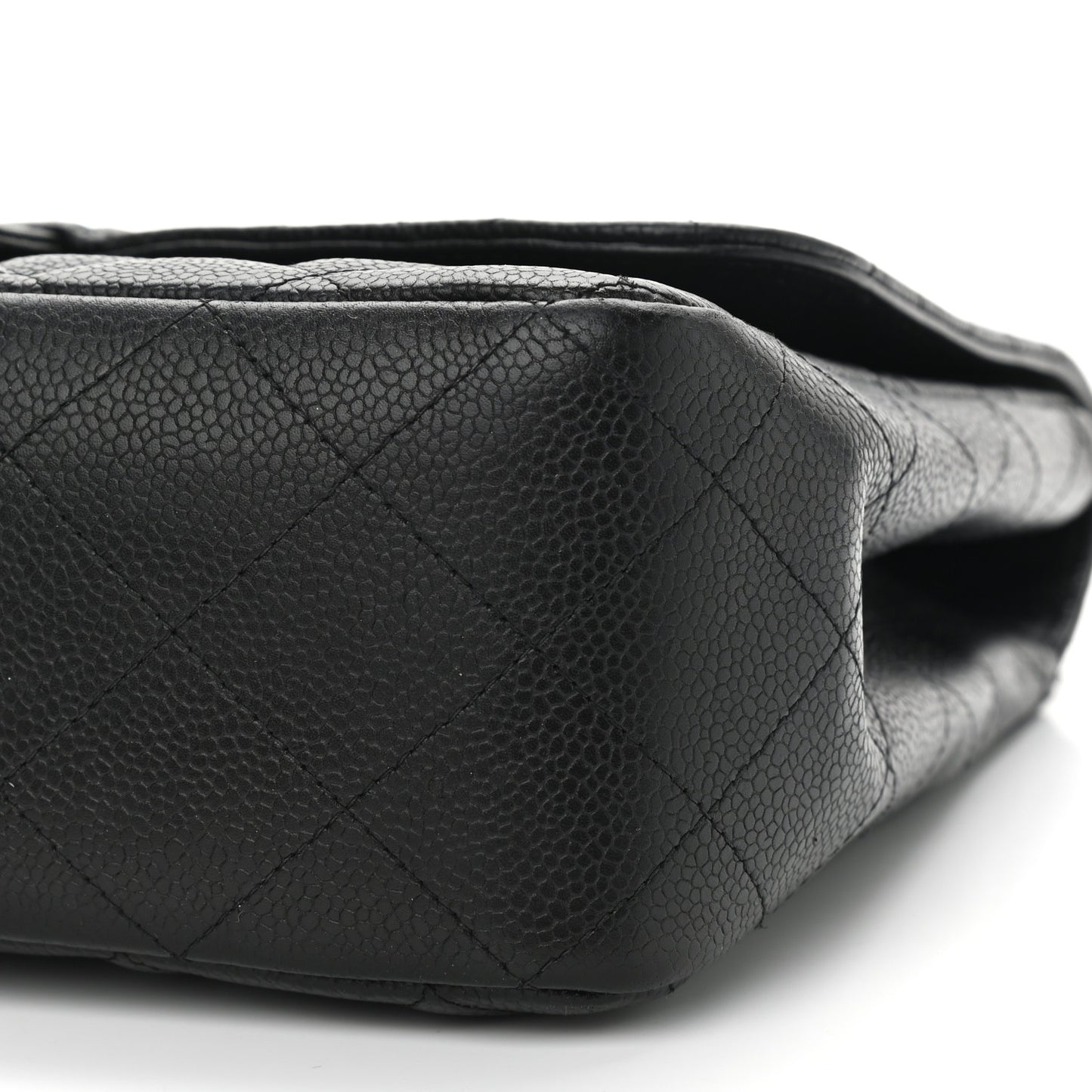 Caviar Quilted Jumbo Single Flap Black