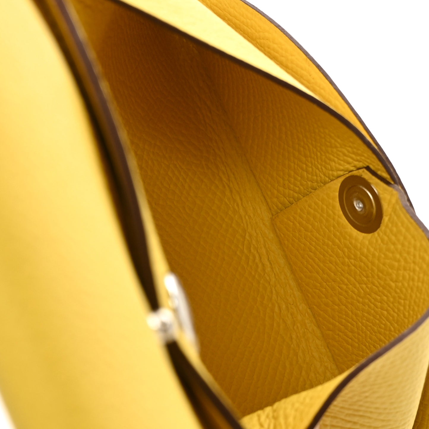 Epsom Calvi Duo Card Case Jaune De Naples