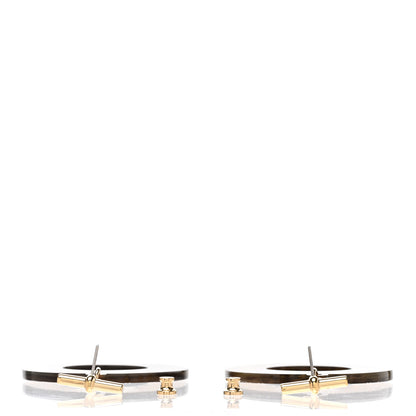 Hermes Permabrass Horn Large Chaine d'Ancre Earrings Dore 3 of 5
