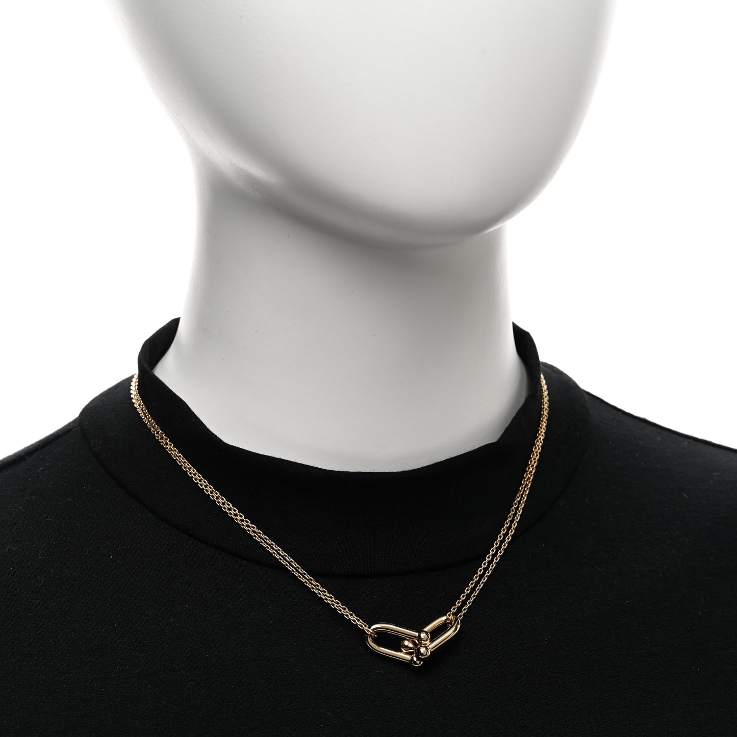 18K Yellow Gold HardWear Double Link Pendant Necklace
