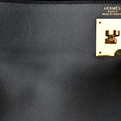 Hermes Box Kelly Retourne 32 Black 13 of 21