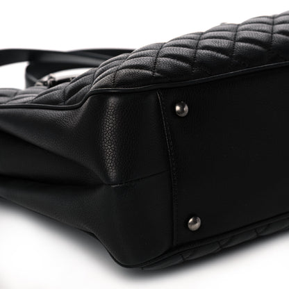 Chanel Caviar Quilted Medium Rock In Rome Tote Black 8 of 11