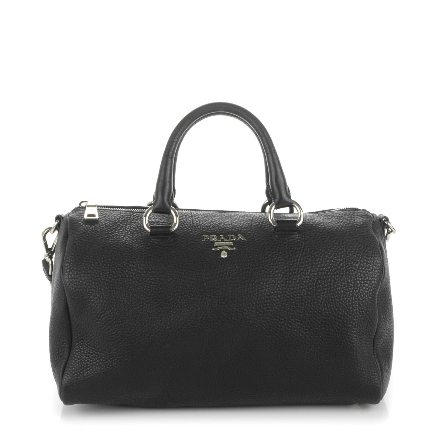 Vitello Daino Satchel Nero Black