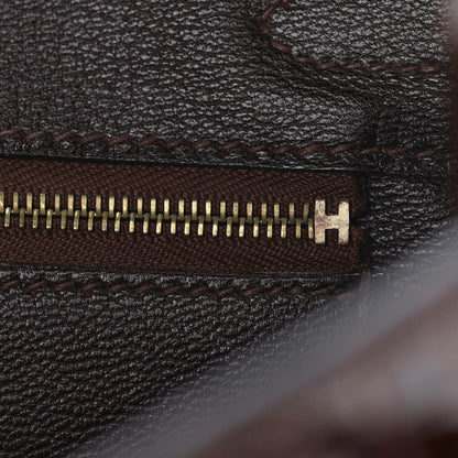 Hermes Shiny Niloticus Crocodile Birkin 25 Miel 20 of 41