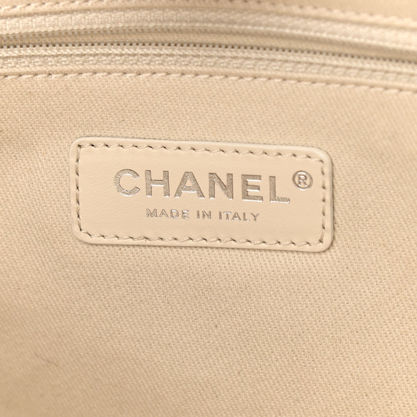 Mixed Fibers Small Deauville Tote Light Beige