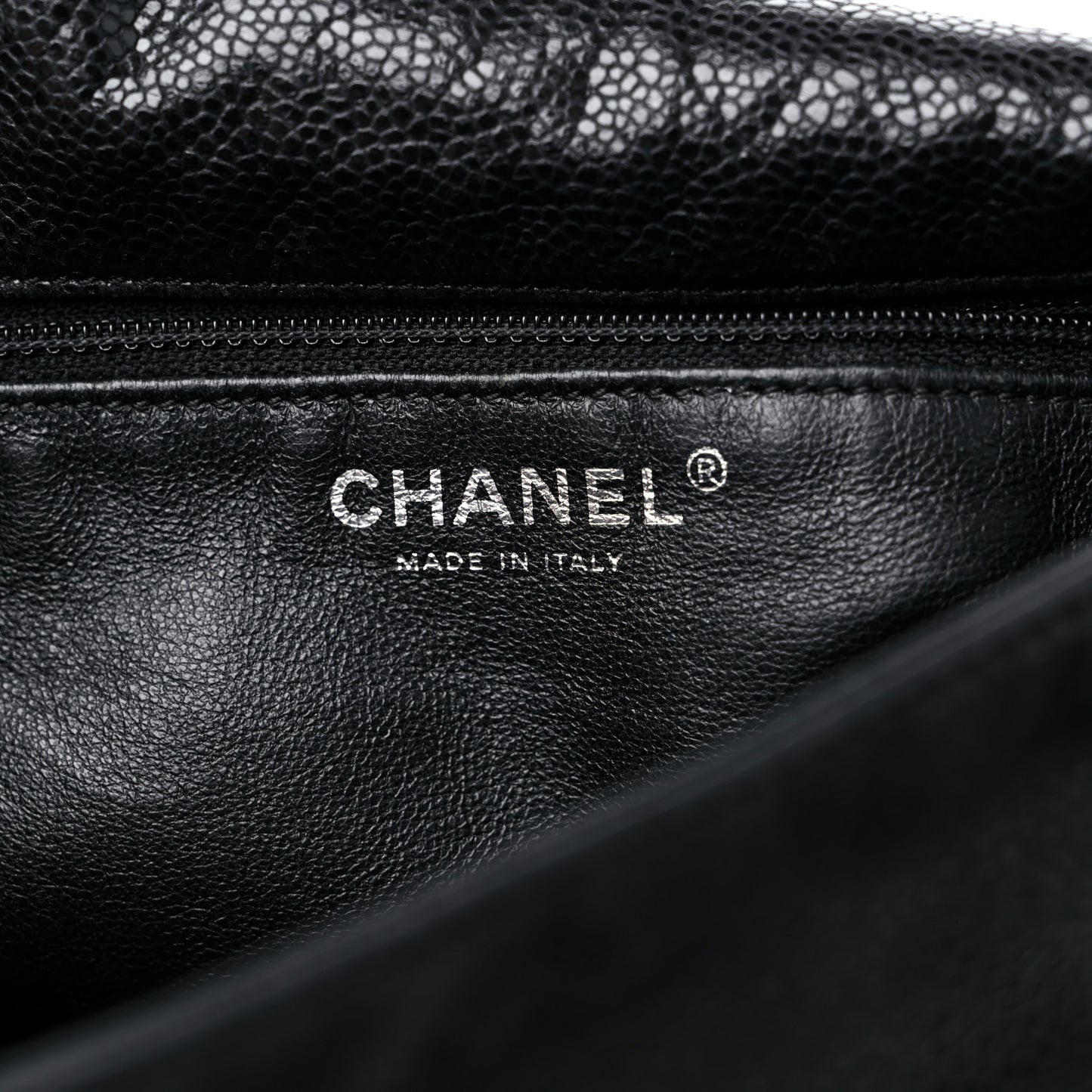 Caviar Timeless CC Accordion Flap Black