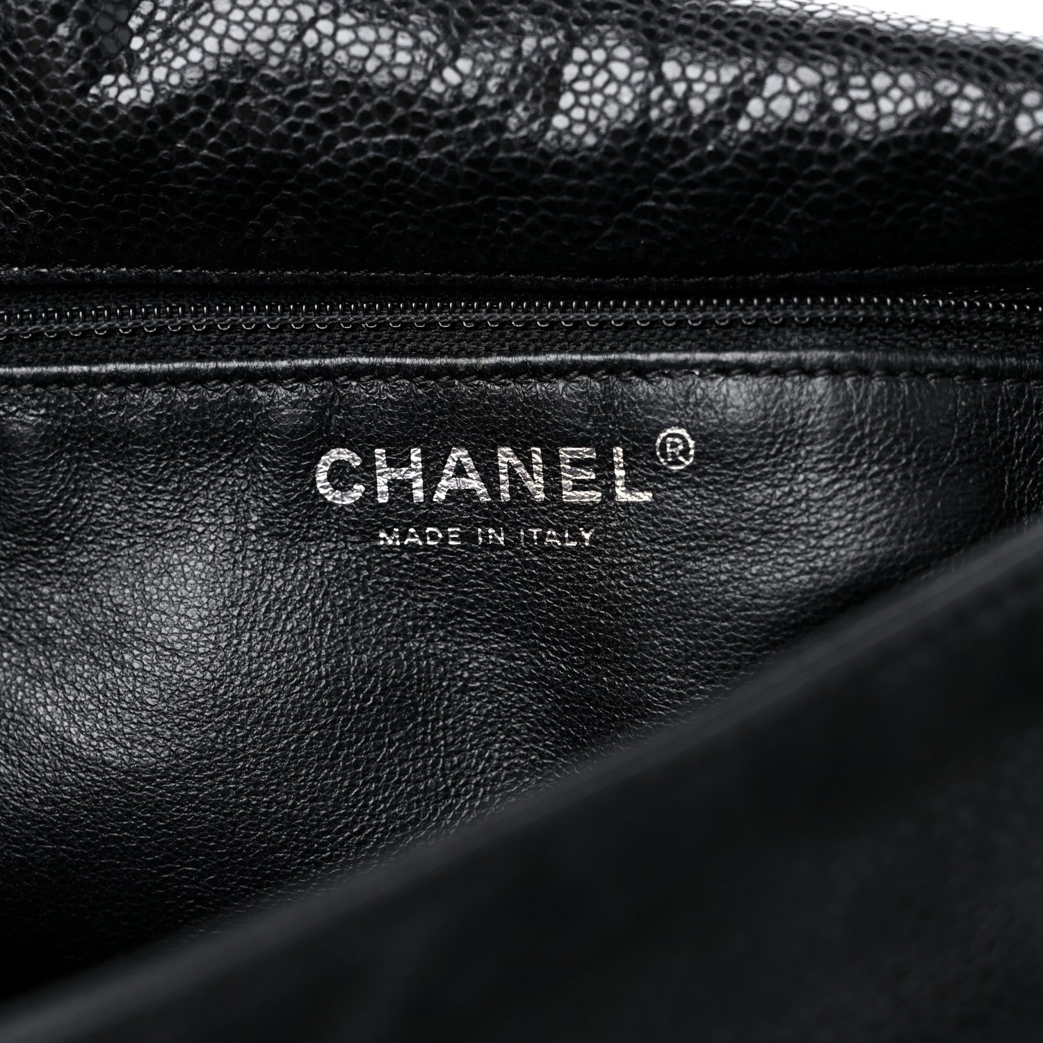 Chanel Caviar Timeless CC Accordion Flap Black 6 of 15