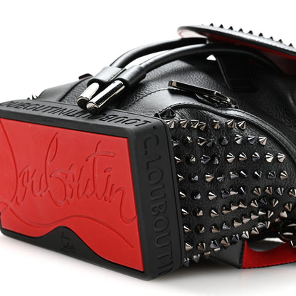 Christian Louboutin Calfskin Spiked Small Explorafunk Backpack Black 10 of 10