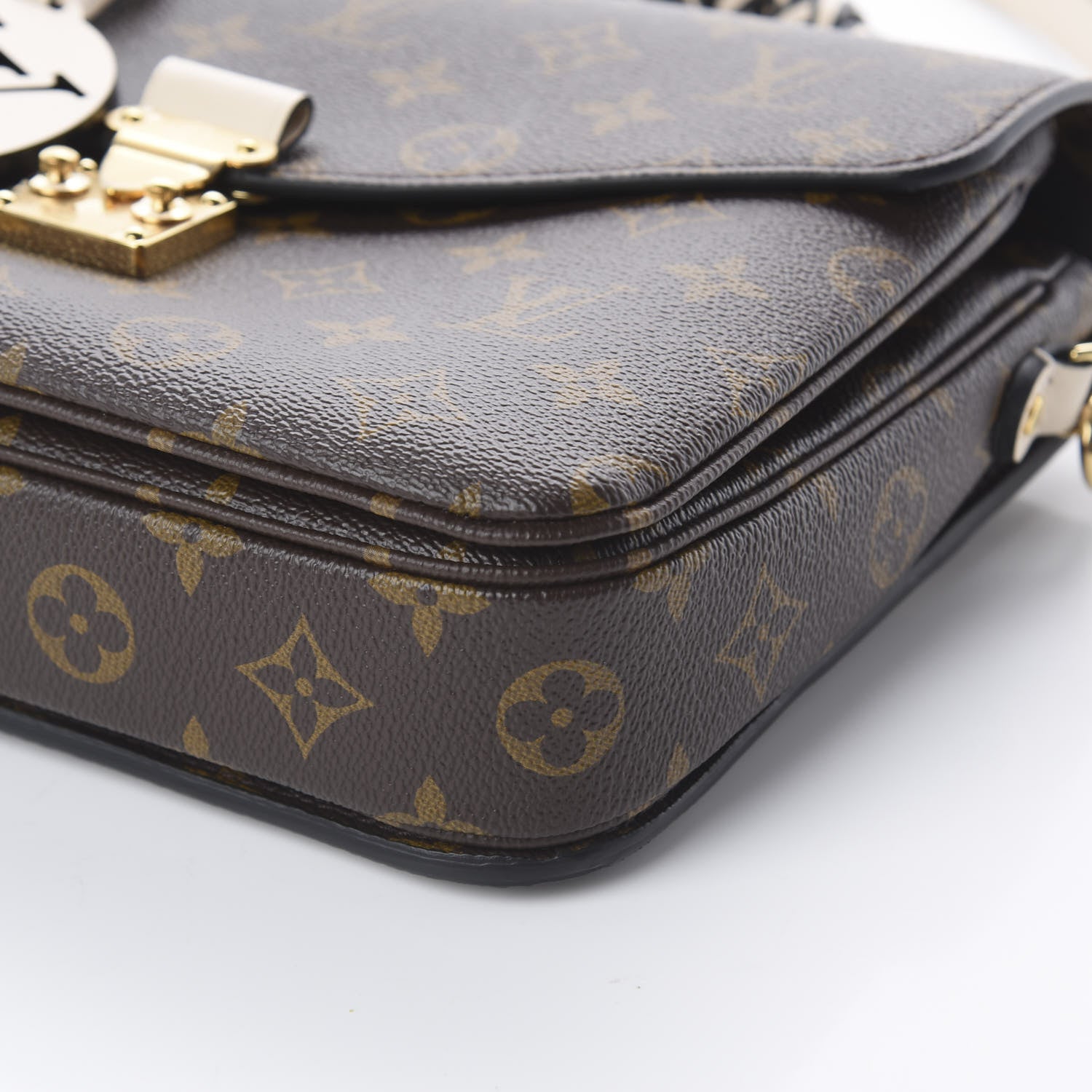 Louis Vuitton Monogram Braided Pochette Metis Creme Beige 6 of 8