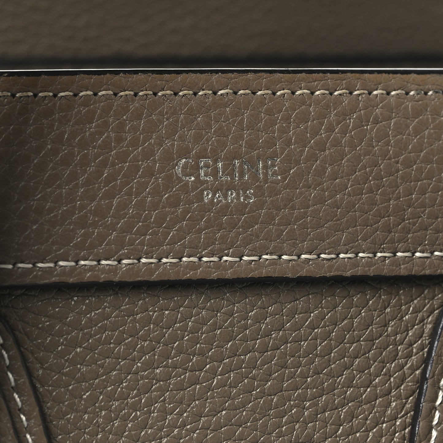 Drummed Calfskin Nano Luggage Souris