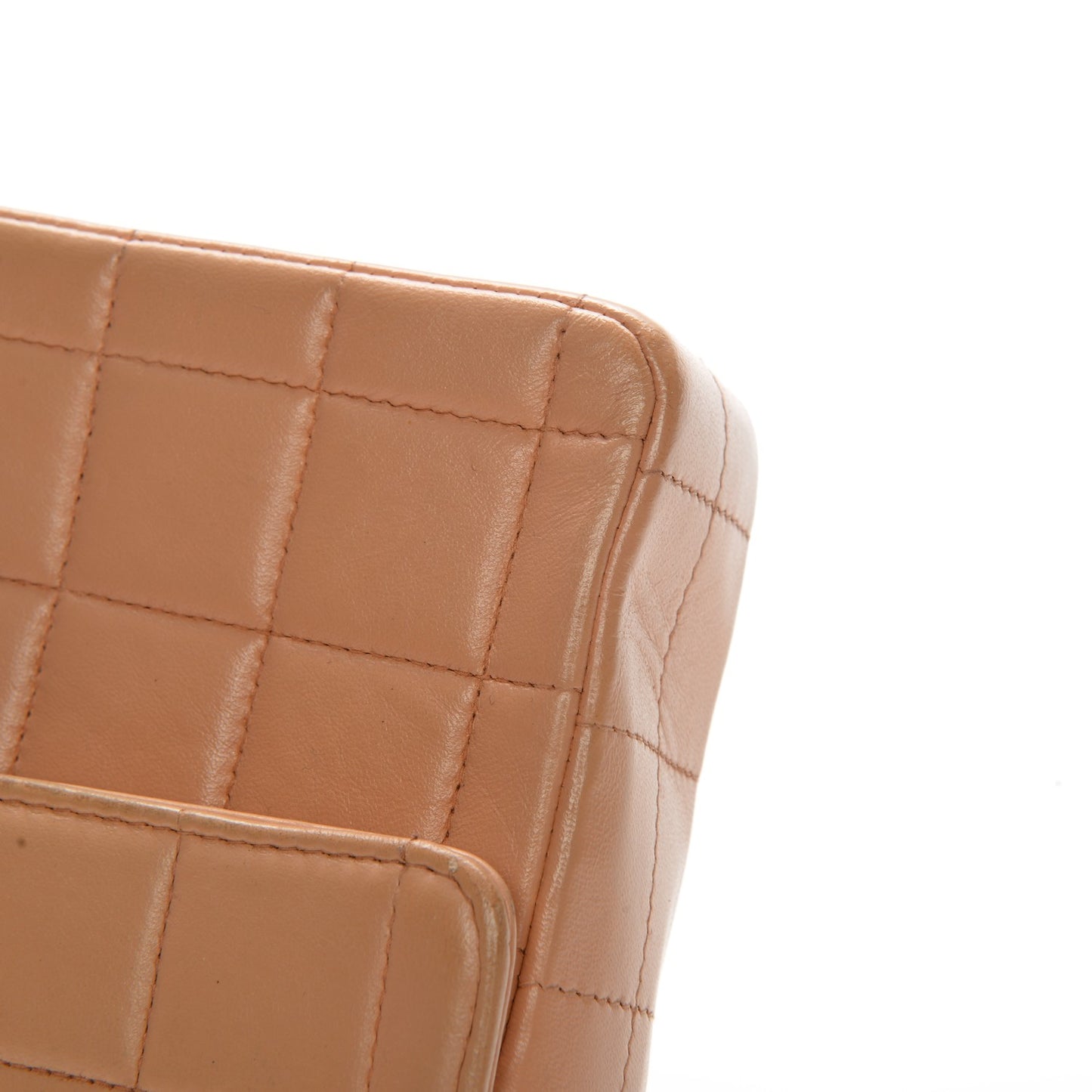 Lambskin East West Chocolate Bar Flap Pink