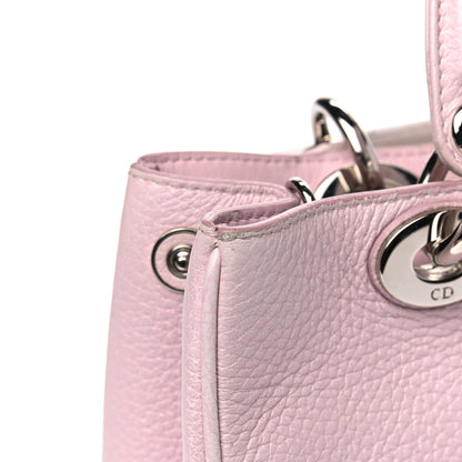 Christian Dior Bullcalf Small Printed Flower Diorissimo Tote Pink 15 of 18
