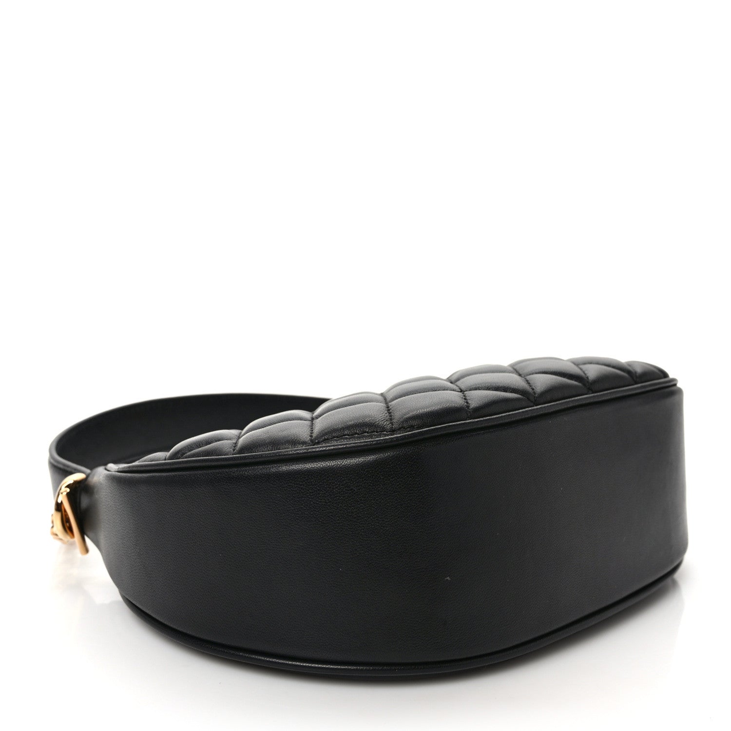 Versace Nappa Quilted Medusa Shoulder Bag Black 4 of 8
