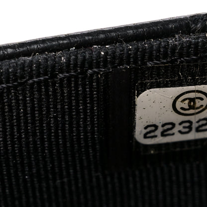 Chanel Lambskin Quilted Wallet On Chain WOC Black 8 of 16