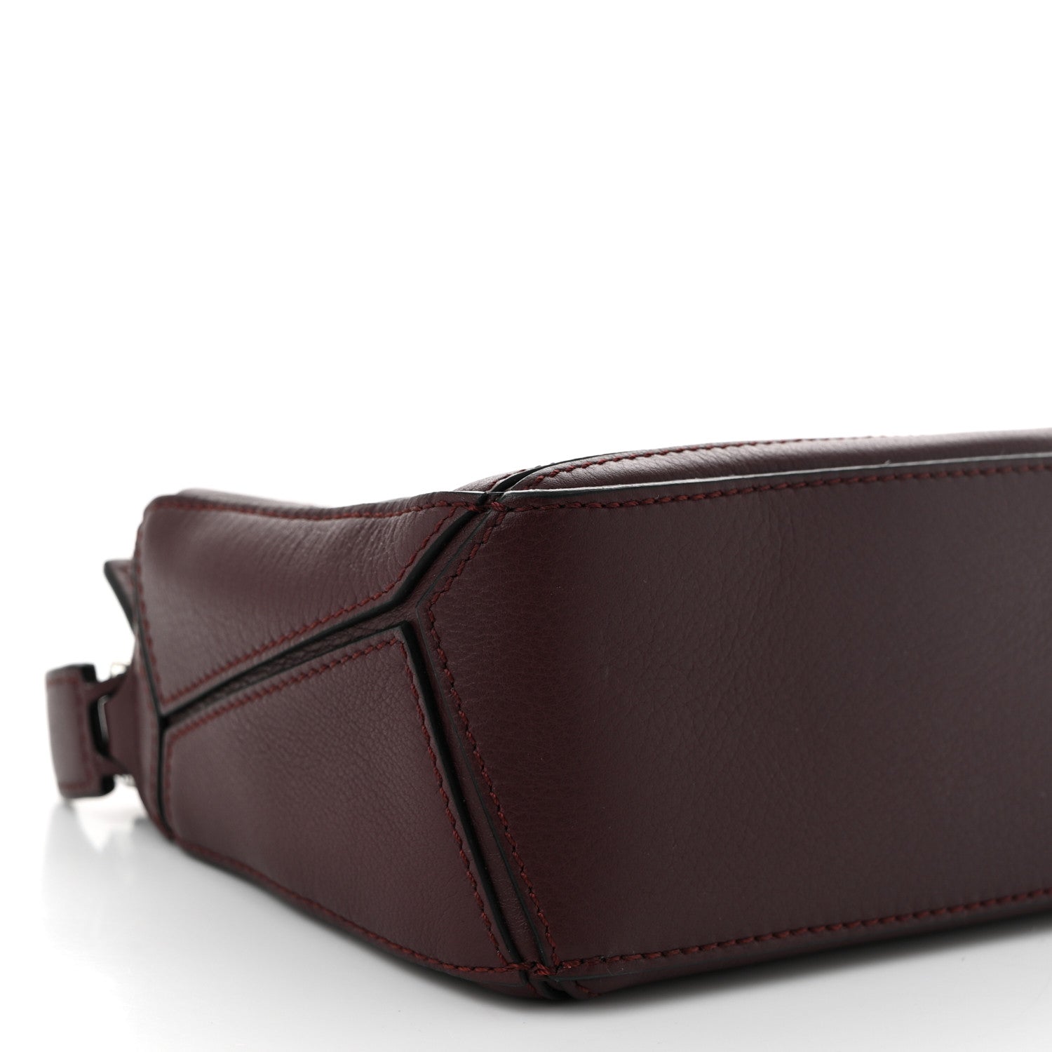 Loewe Calfskin Mini Puzzle Bag Dark Burgundy 9 of 10