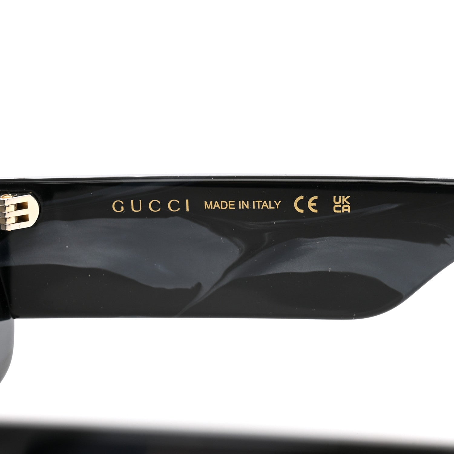 Gucci Acetate Rectangular Sunglasses GG0516S Black 5 of 8