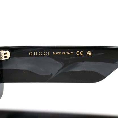 Gucci Acetate Rectangular Sunglasses GG0516S Black 5 of 8