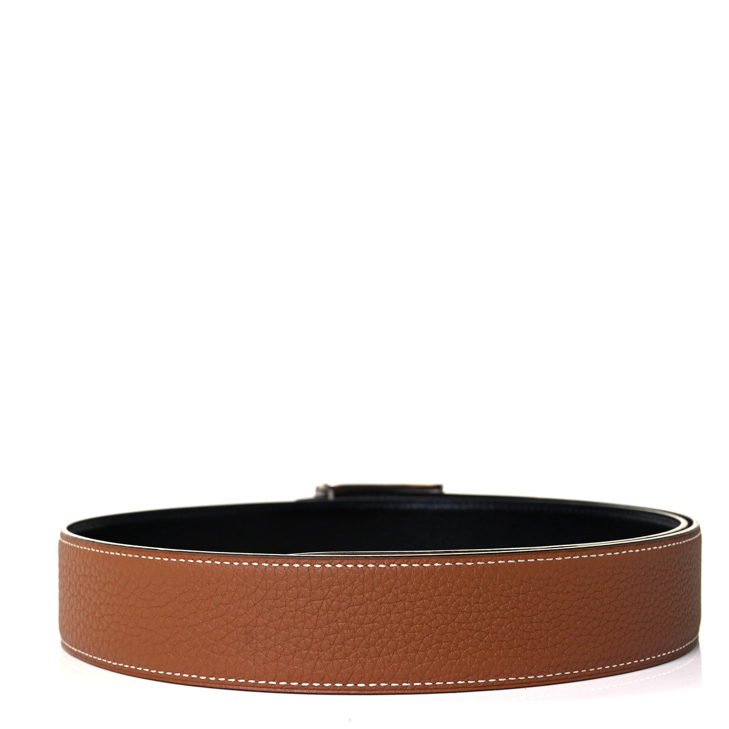Hermes 135 Togo 32mm Typo Belt 90 Black Gold 3 of 6
