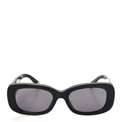 Chanel Acetate Rectangle Sunglasses 5488 Black 2 of 8