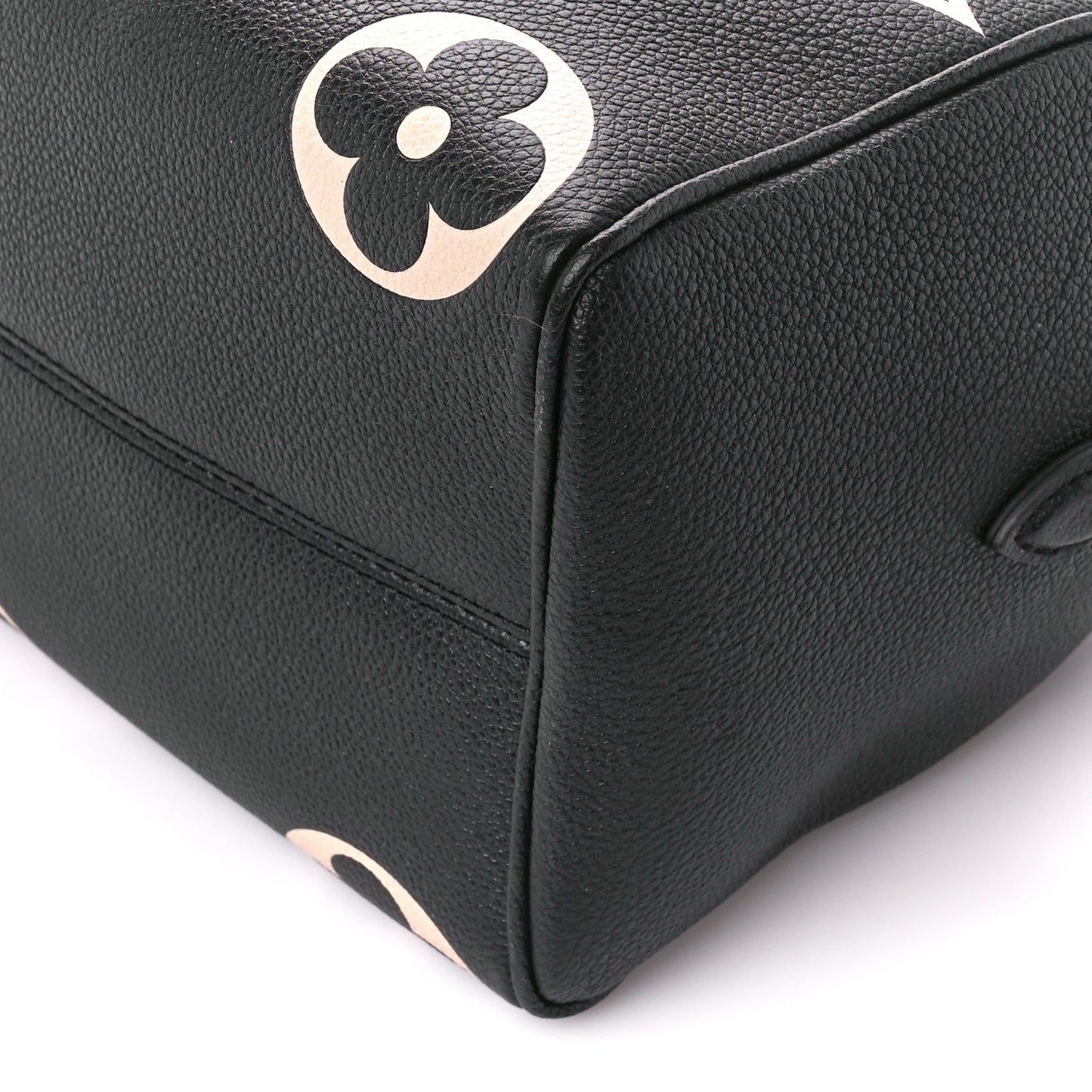 Empreinte Monogram Giant Speedy Bandouliere 25 Black Beige