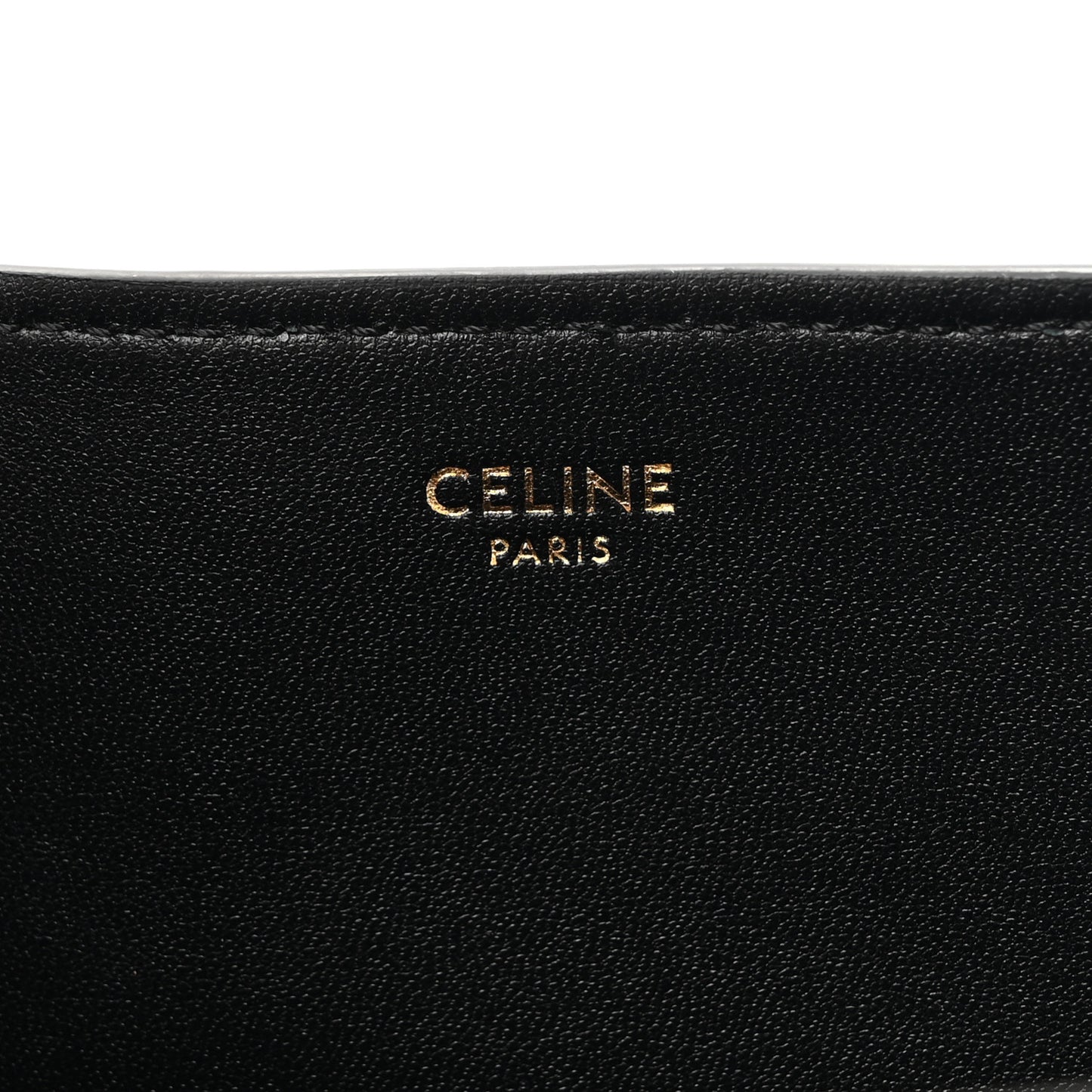 Smooth Calfskin Triomphe Medium Louise Bag Black