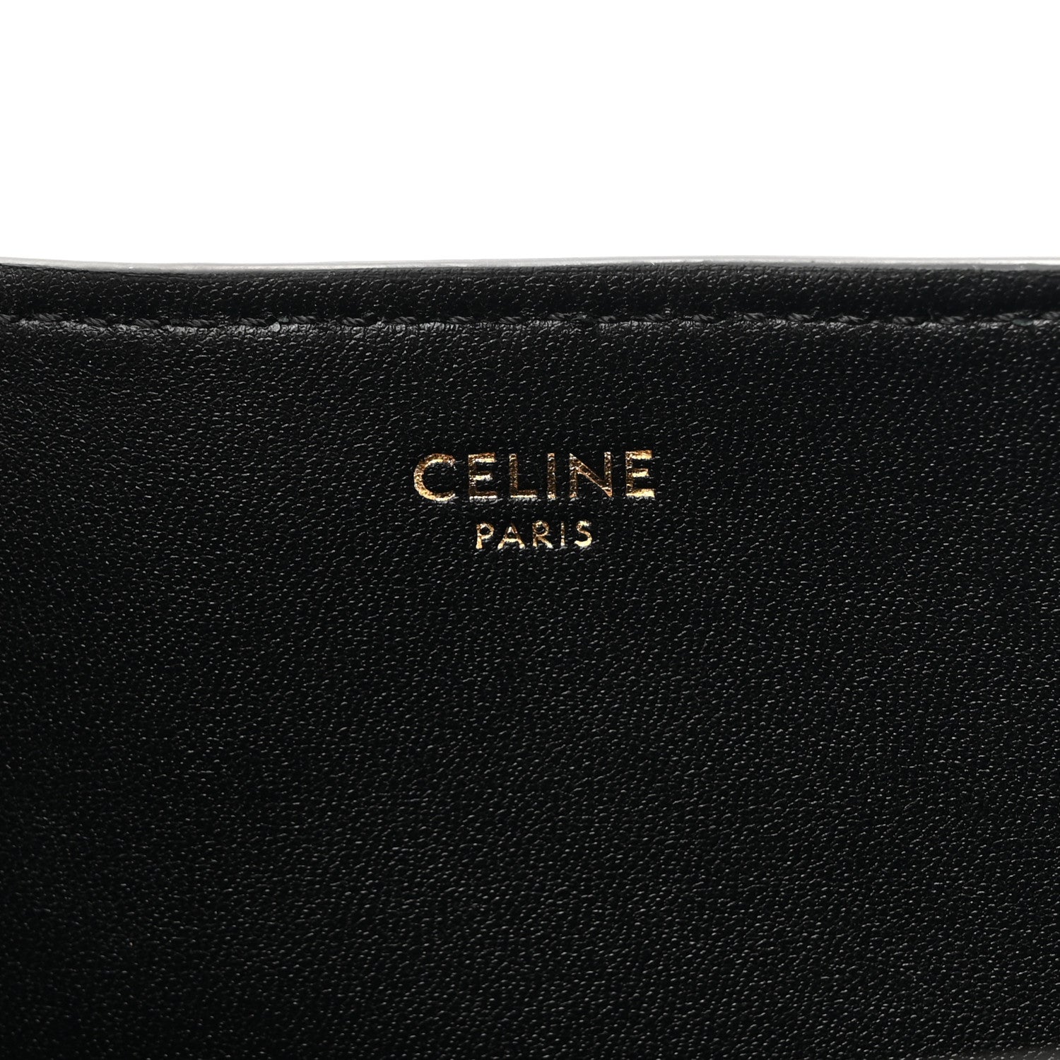 Celine Smooth Calfskin Triomphe Medium Louise Bag Black 7 of 11