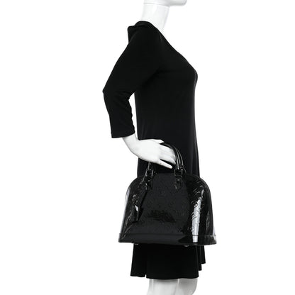 Louis Vuitton Vernis Alma PM Black 2 of 9