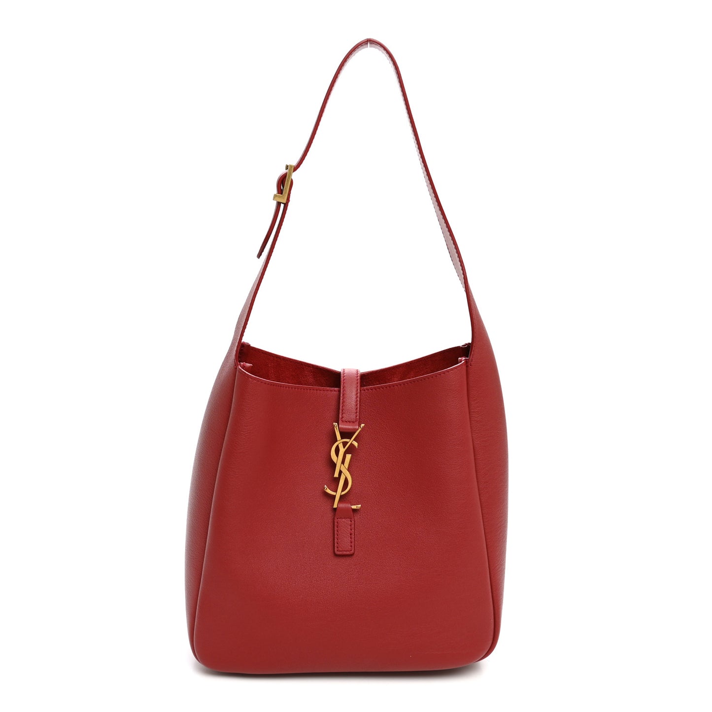 Smooth Calfskin Small Le 5 A 7 Soft Hobo Red Danger