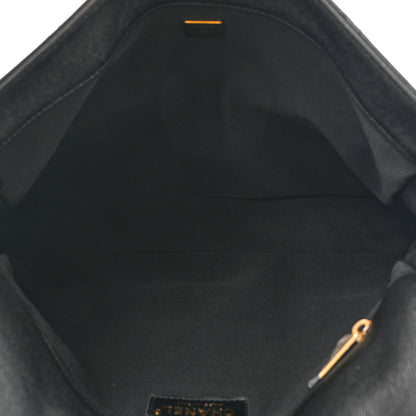 Chanel Caviar Quilted Supple Twins Hobo Bag Black 5 of 10